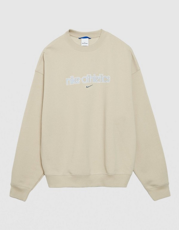 Nike Mikina W Nk Studio Fleece Os Crew Gls