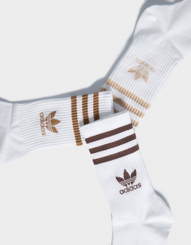 Moteriškos kojinės ADIDAS KOJINĖS CREW SOCK 3STR IX7513 Daugiaspalvė