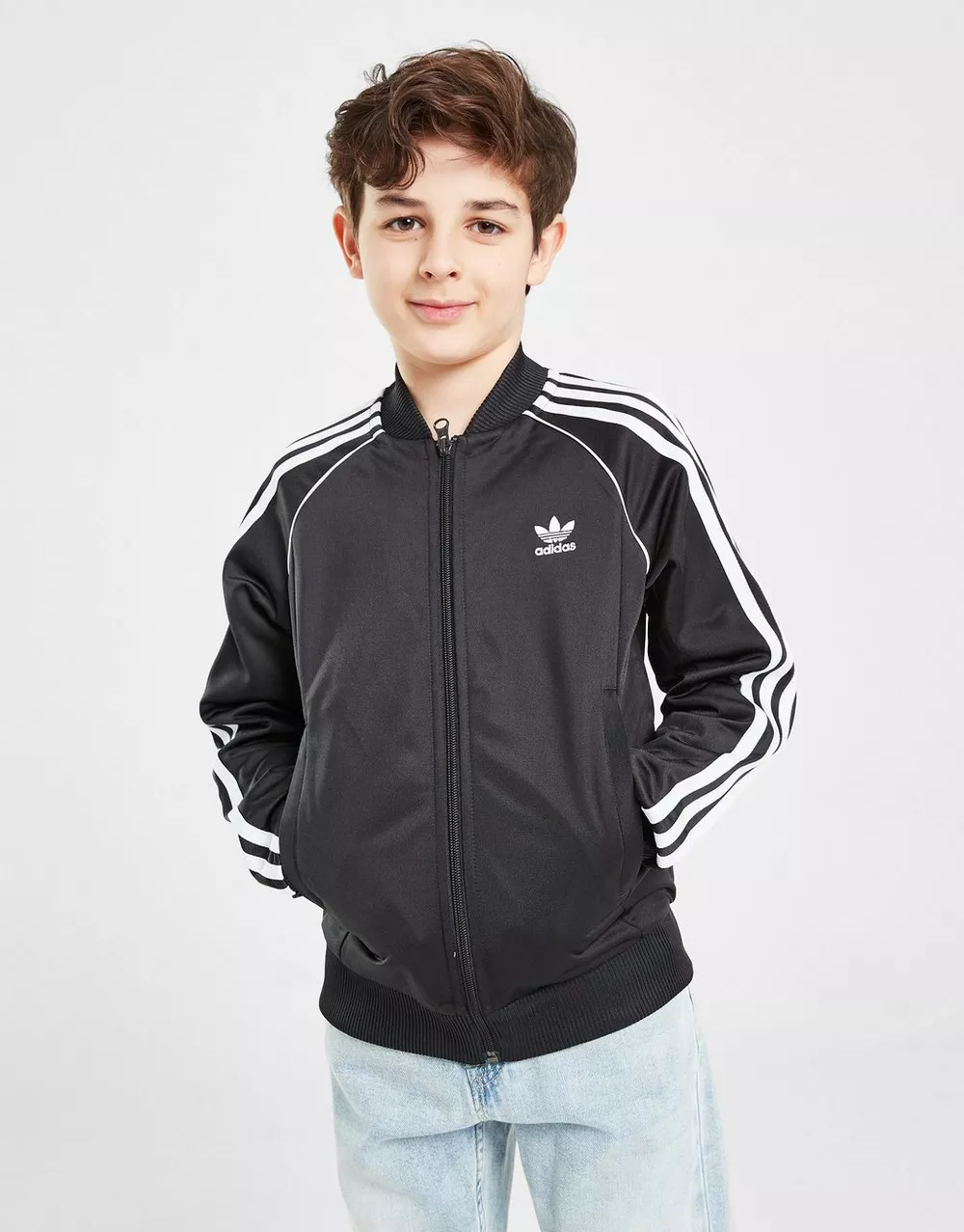 ADIDAS КОФТА НА БЛИСКАВЦІ S'STAR TТОП BLK/WHT B, фото 1 з 5