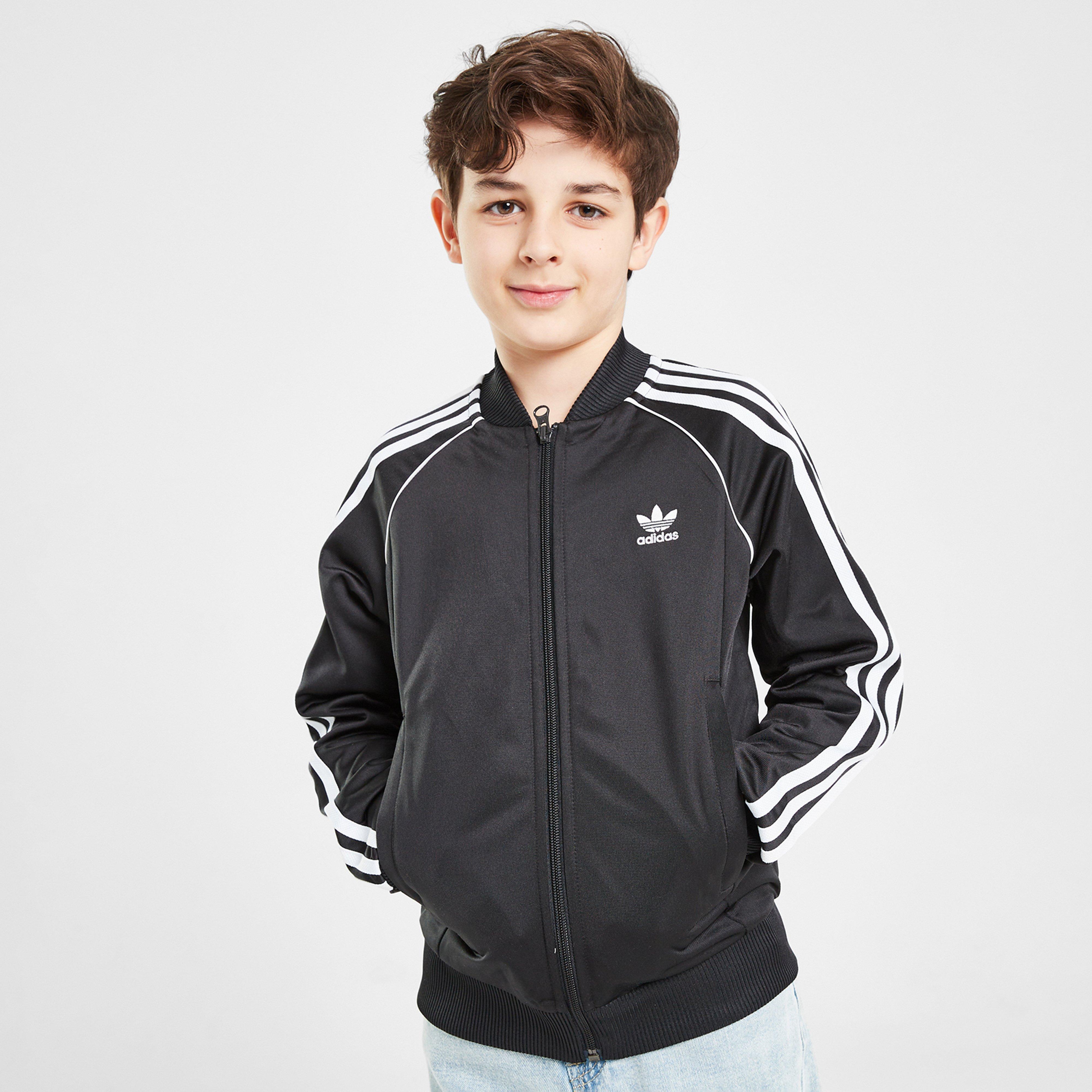 Detská mikina ADIDAS MIKINA S'STAR TTOP BLK/WHT B