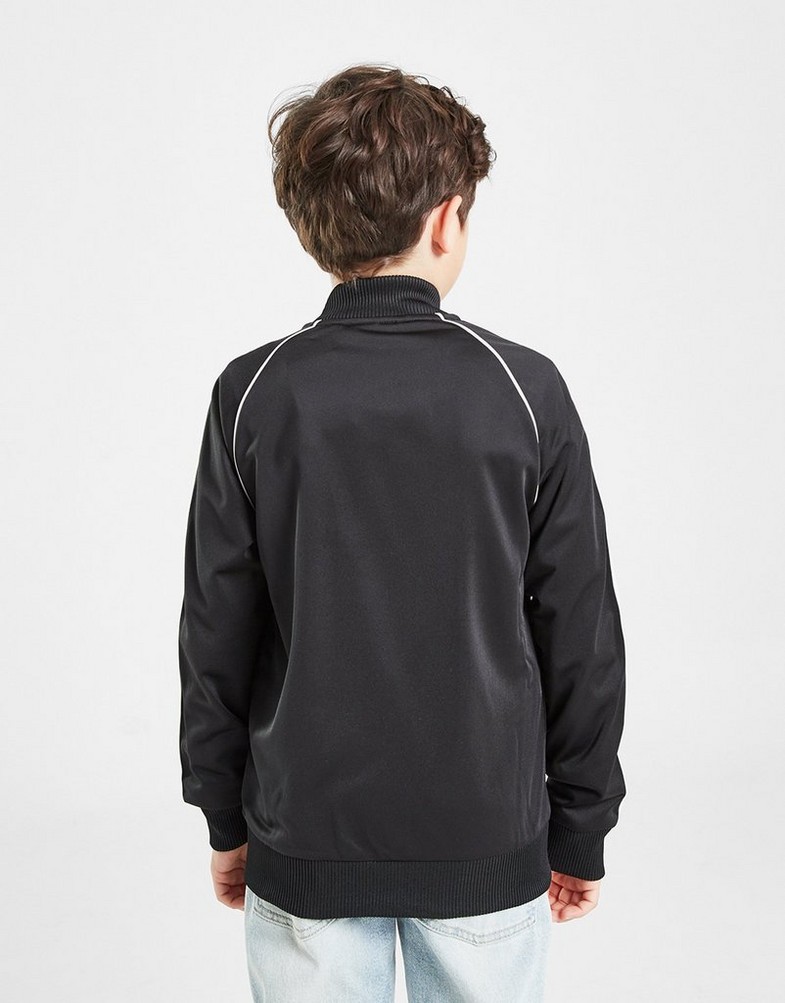 Дитячі кофти ADIDAS КОФТА НА БЛИСКАВЦІ S'STAR TТОП BLK/WHT B IX7628 Чорний