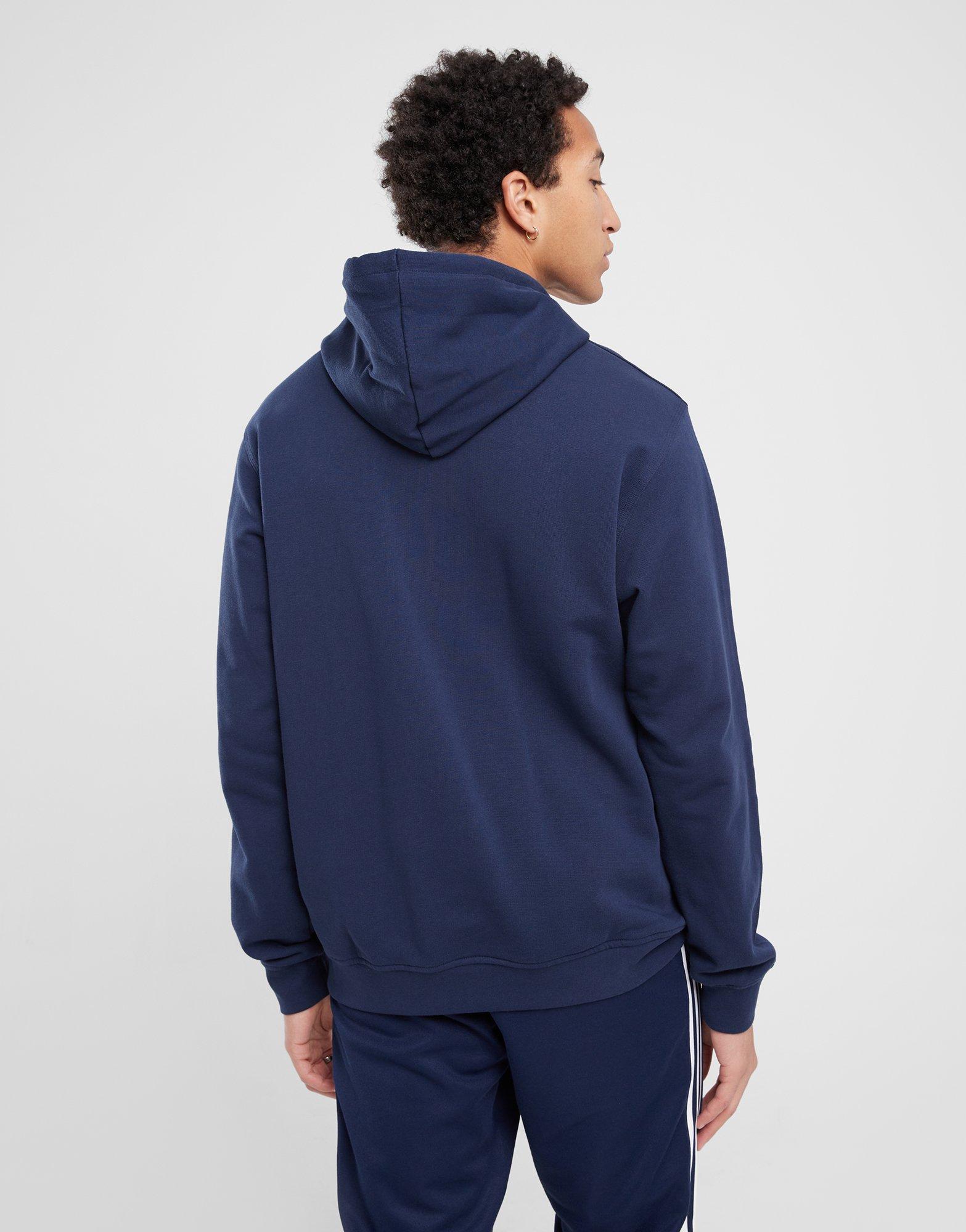 Bluză pentru bărbați ADIDAS BLUZĂ CU GLUGĂ TREF ESS HD PL INK IX7668 Albastru