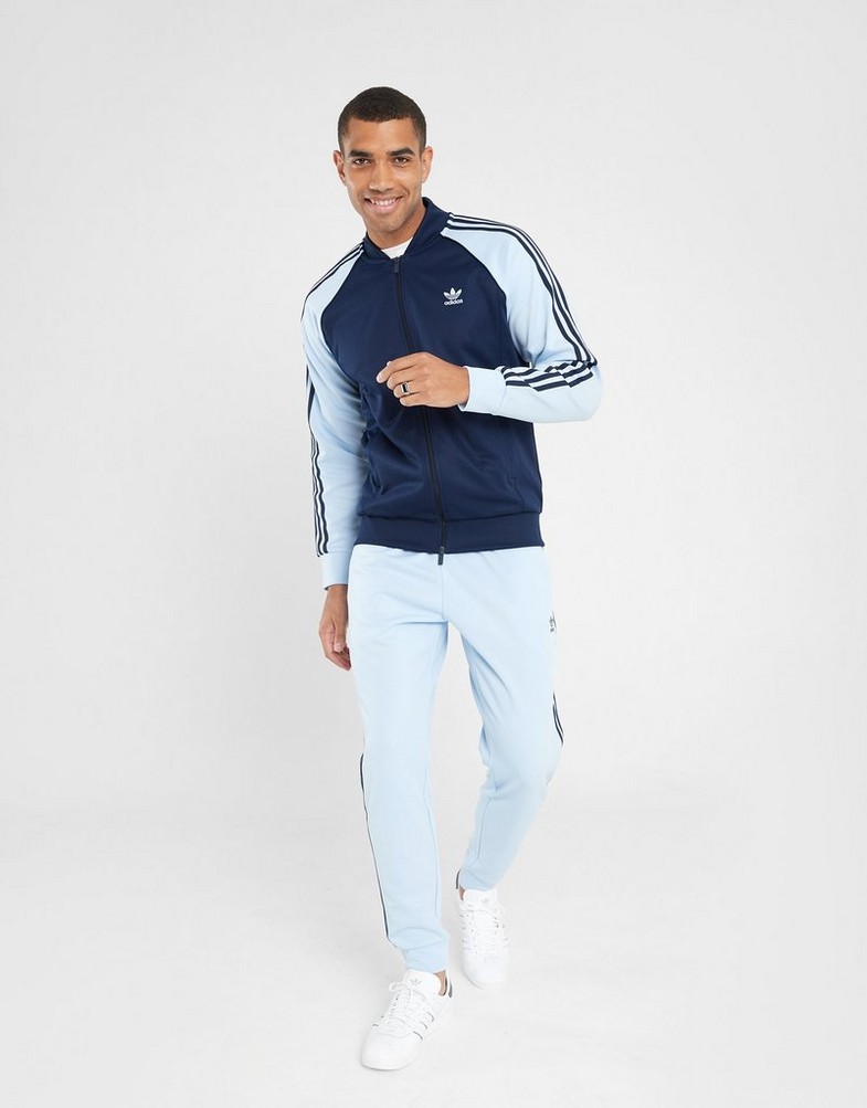 Pantaloni pentru bărbați ADIDAS PANTALONI  SSTP SEMI BLU/INK' IY8730 Albastru