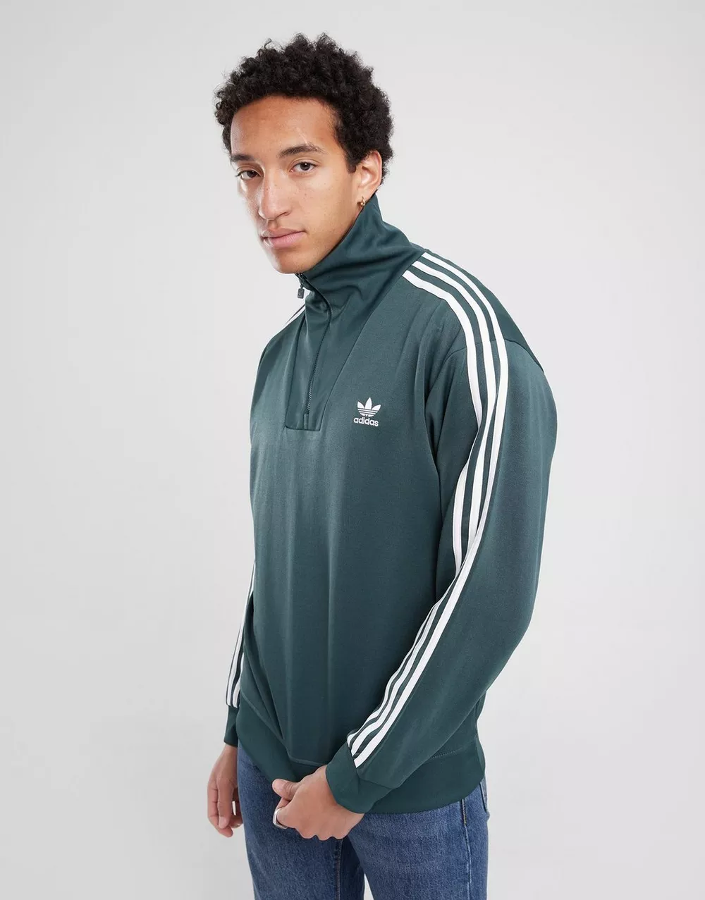 ADIDAS КОФТА НА БЛИСКАВЦІ SSTAR TT M.GREEN, фото 1 з 3