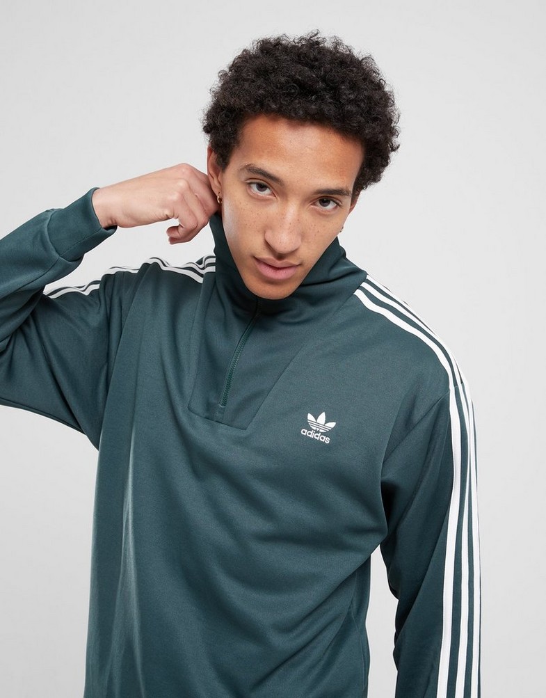 Чоловічі кофти ADIDAS КОФТА НА БЛИСКАВЦІ SSTAR TT M.GREEN IZ2502 Зелений