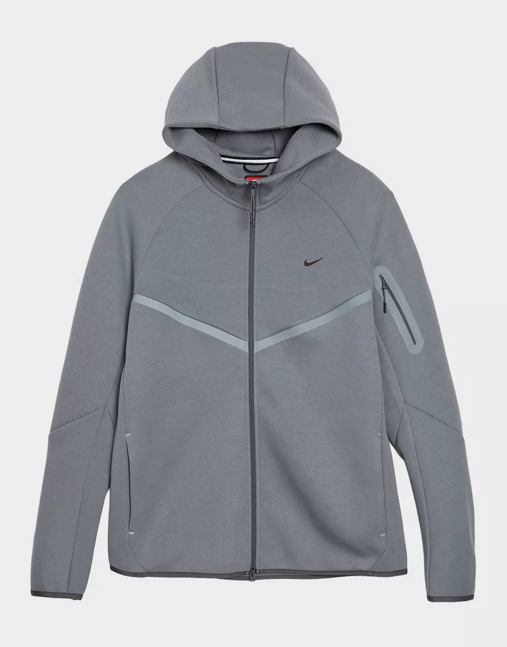 NIKE КОФТА НА БЛИСКАВЦІ З КАПЮШОНОМ   M NK TECH FLC WR FZ JK, фото 1 з 3