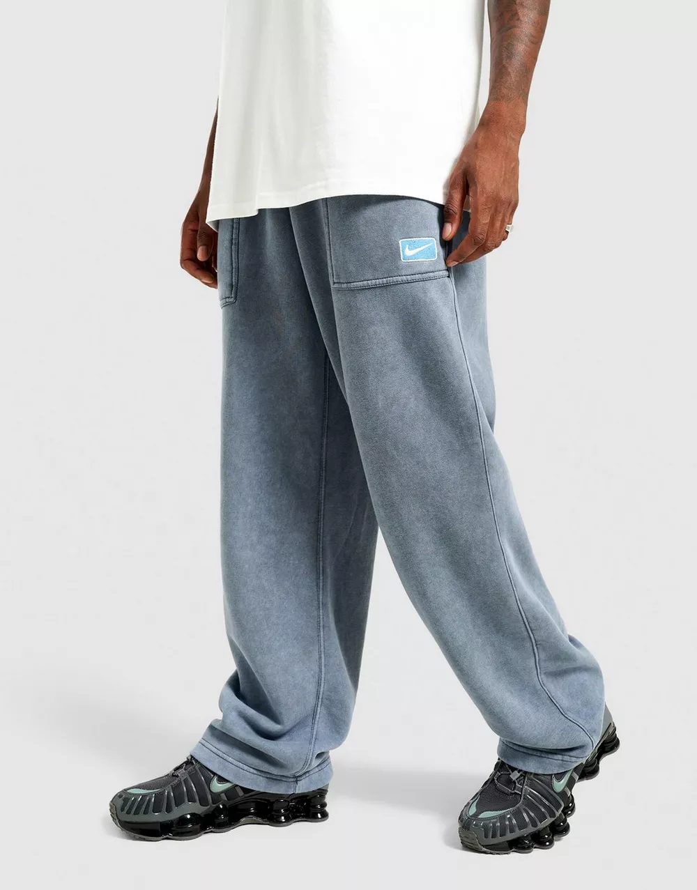 NIKE ШТАНИ M NSW SF GFX BB CLUB OH, фото 1 з 4