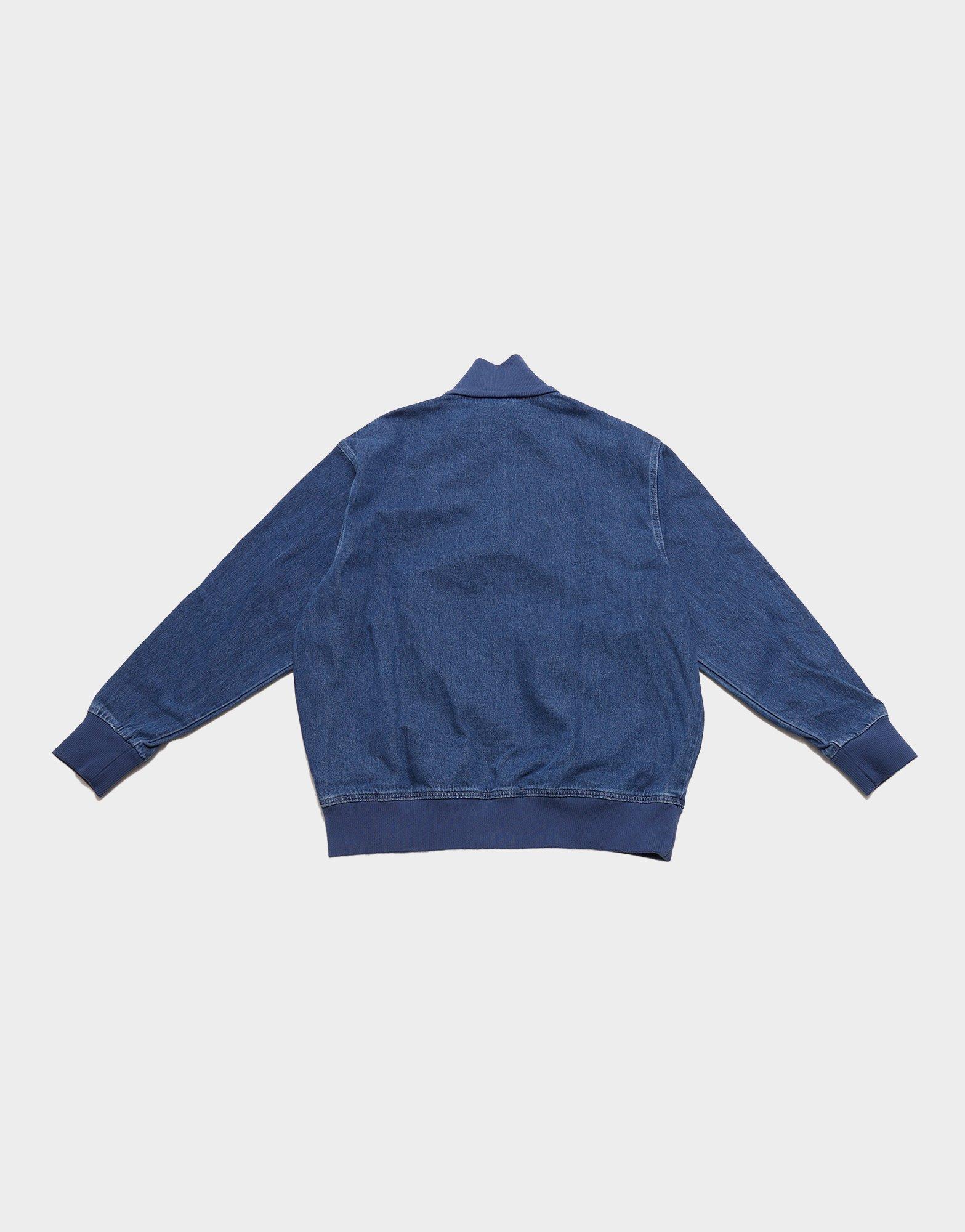 Мъжка блуза ADIDAS СУИТЧЪР СЪС ЗАКОПЧАВАНЕ DENIM FB TT JC6233 Син