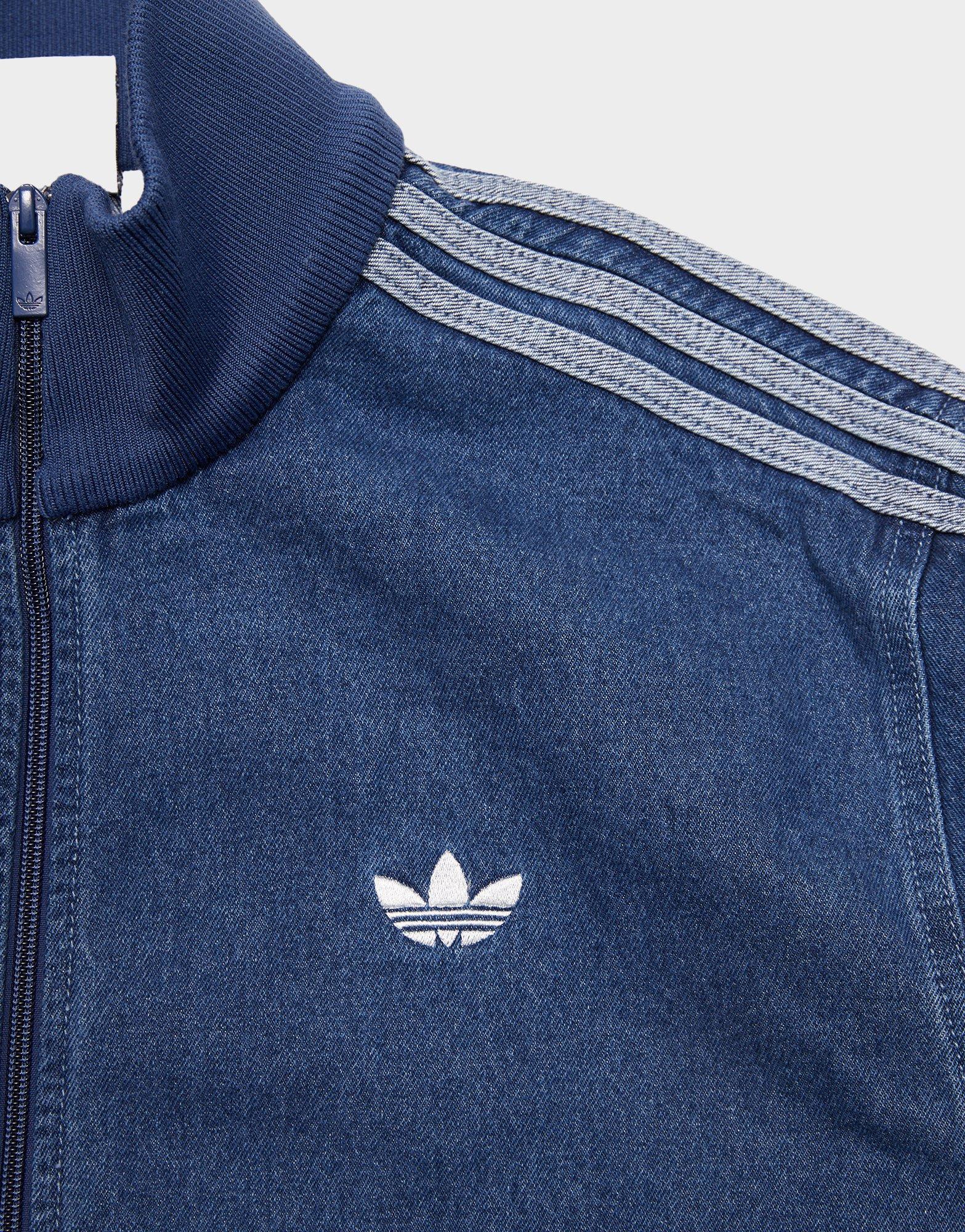 Мъжка блуза ADIDAS СУИТЧЪР СЪС ЗАКОПЧАВАНЕ DENIM FB TT JC6233 Син