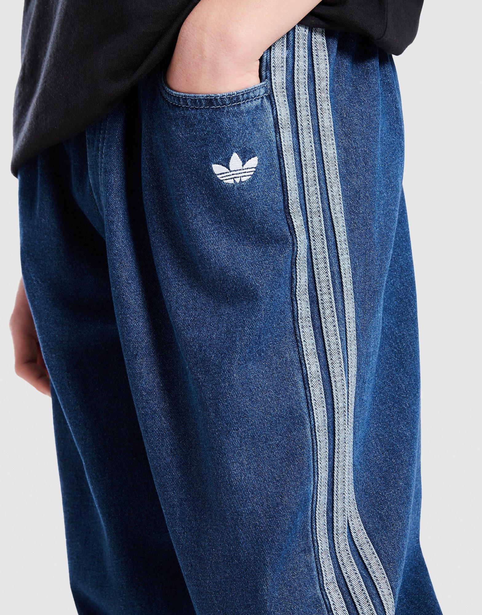 Детски дънки ADIDAS ПАНТАЛОНИ PANTS GIRLS JC7877 Син
