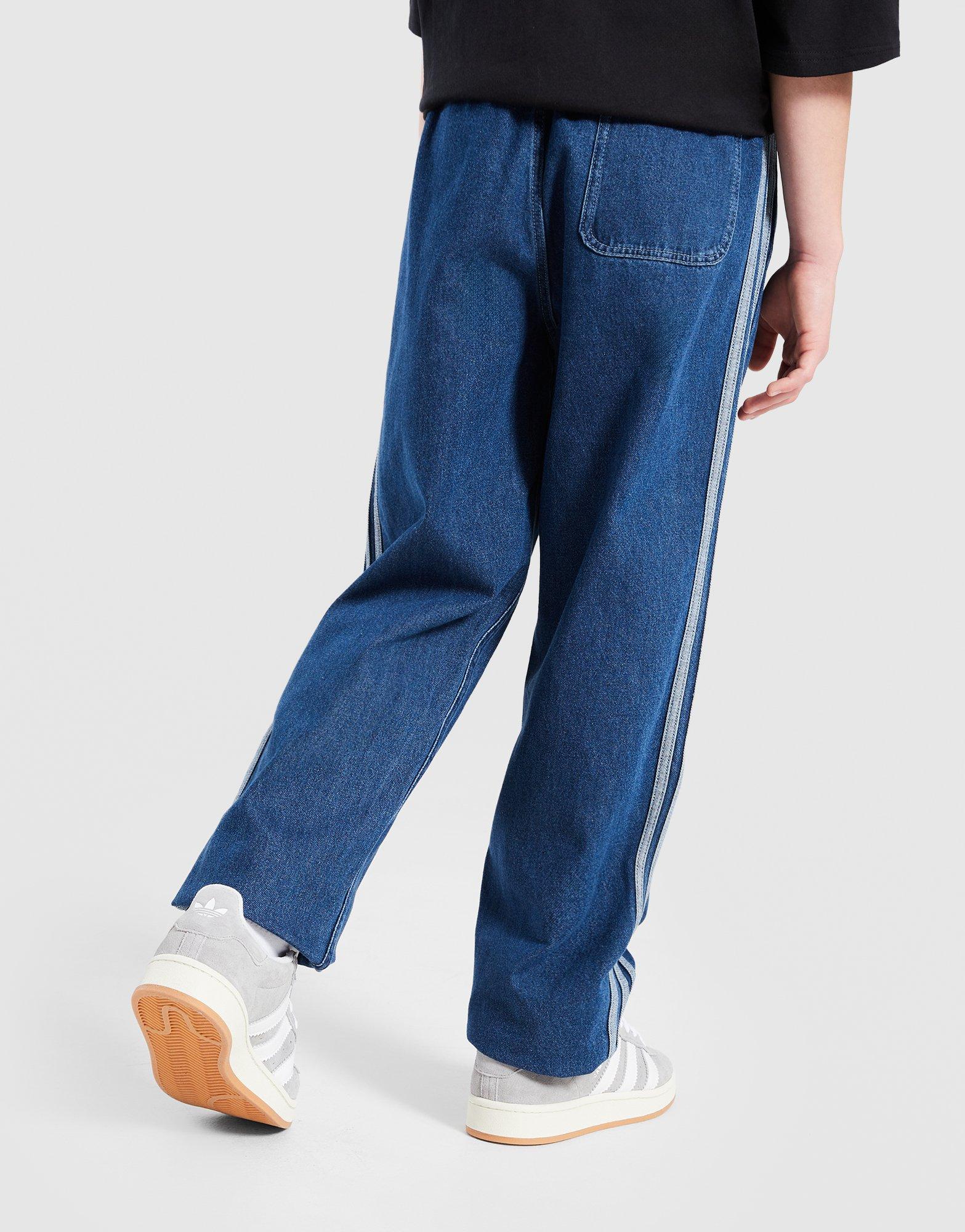 Детски дънки ADIDAS ПАНТАЛОНИ PANTS GIRLS JC7877 Син