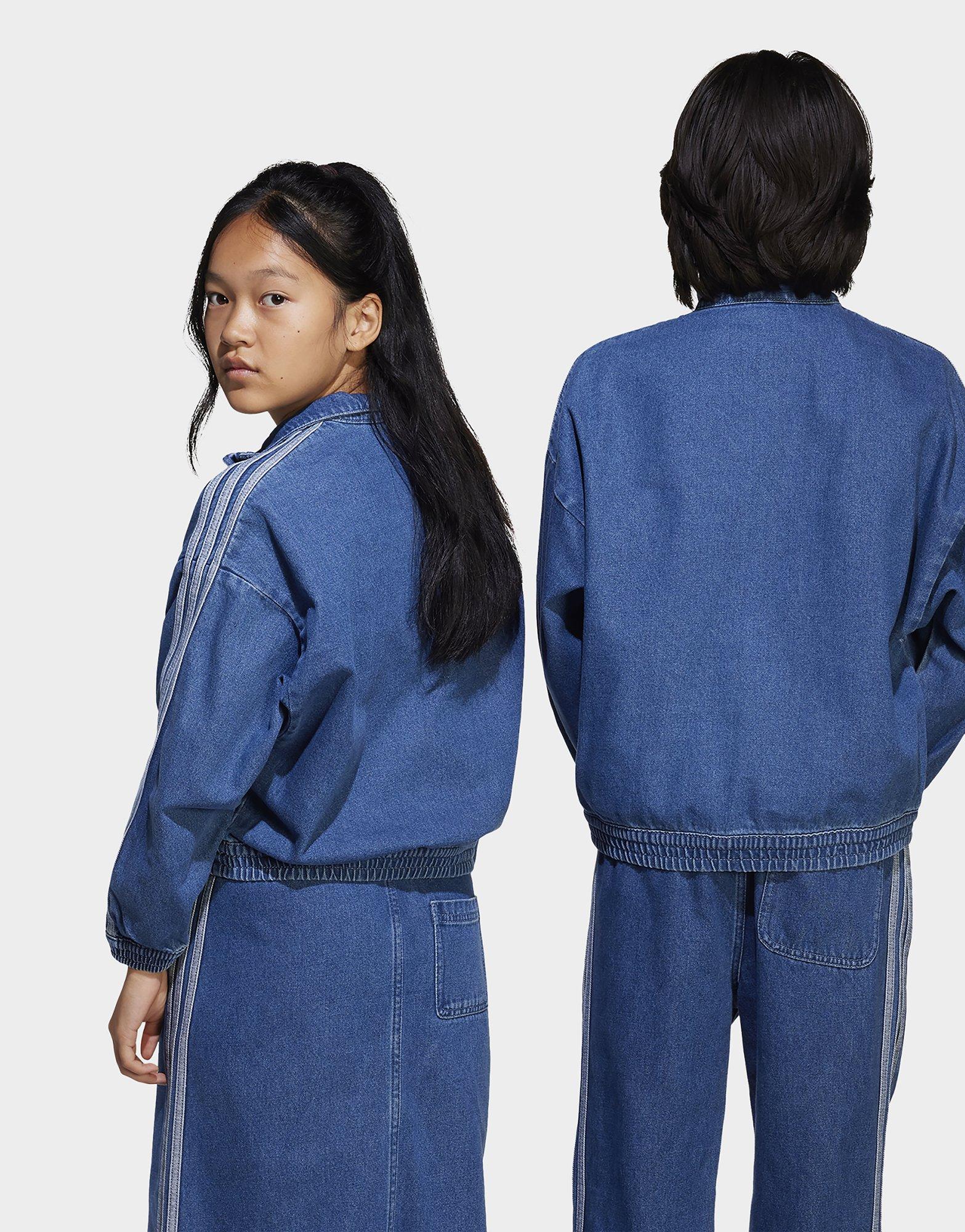 Детски дънки ADIDAS ЯКЕ JACKET GIRLS JC7878 Син