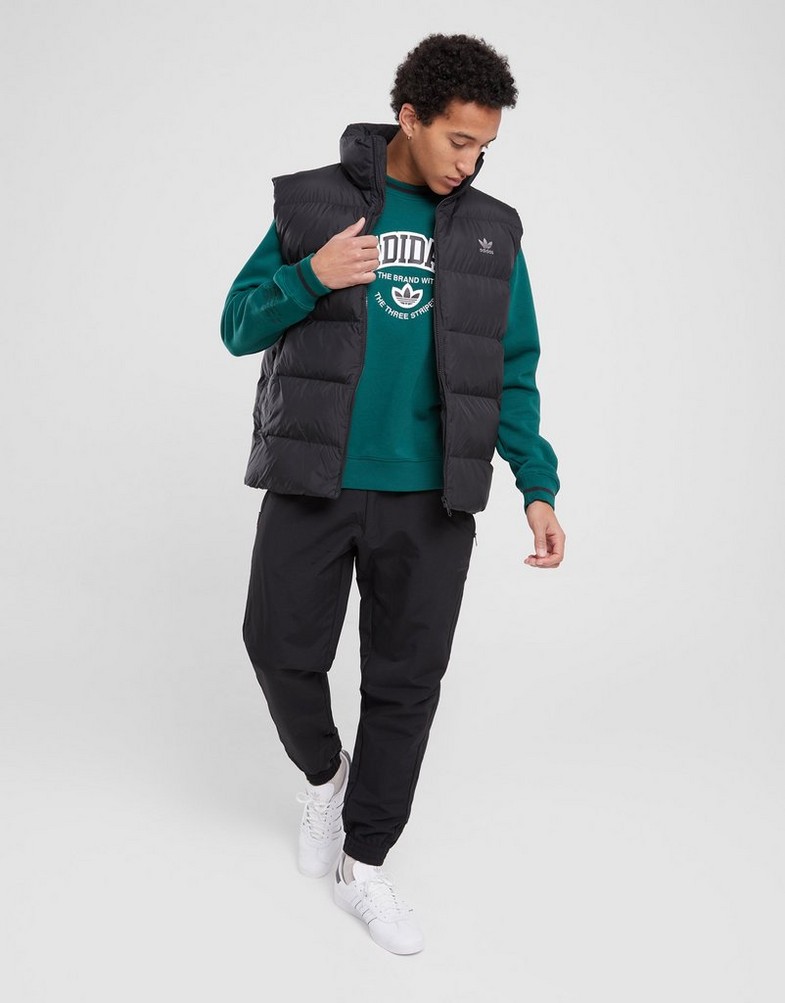 Férfi pulóverek ADIDAS PULÓVER ARCH CREW C.GREEN