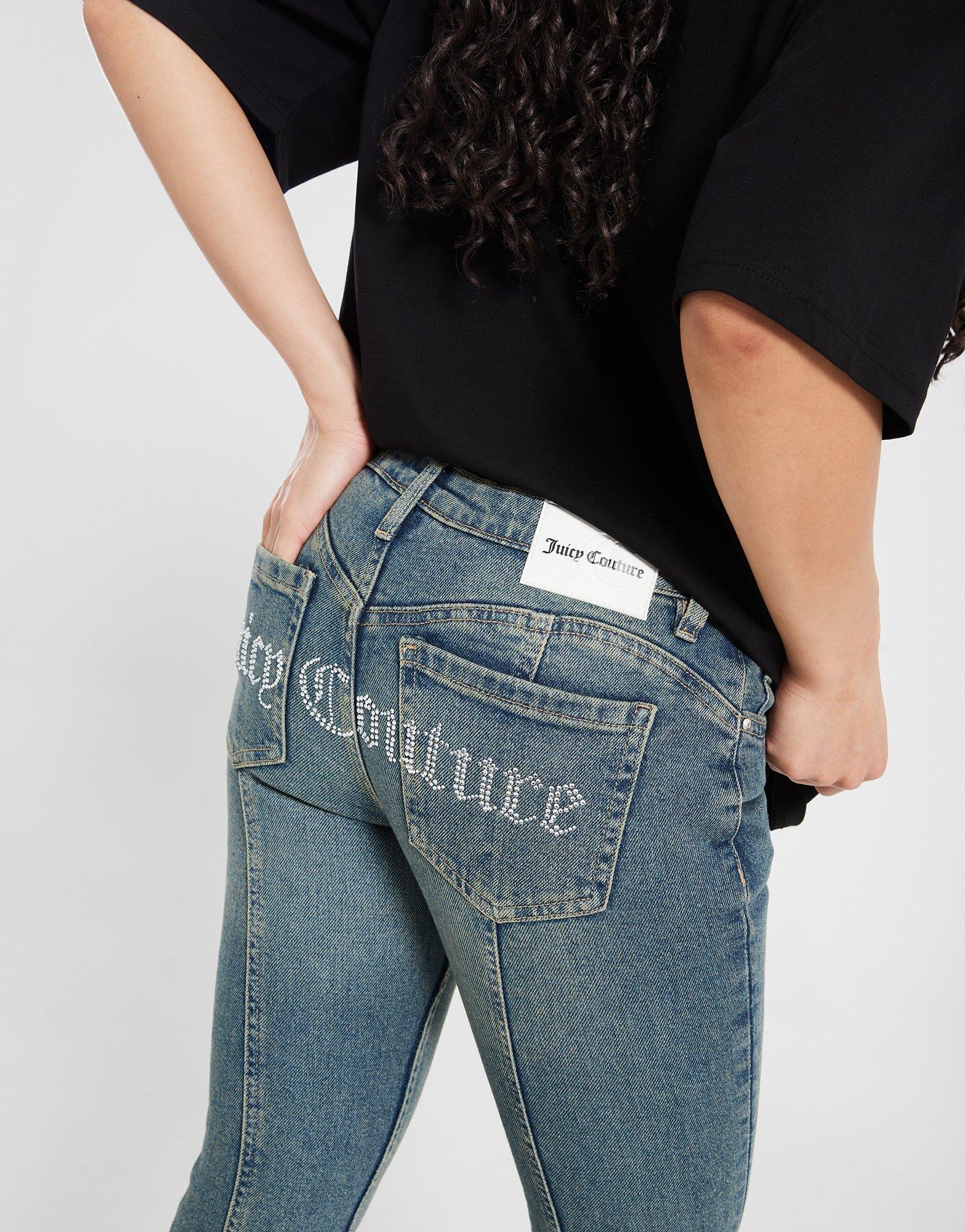 Dámské džíny JUICY COUTURE KALHOTY  DMNT JC JEAN W'BLU JCJDW361921 Modrá