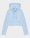 JUICY COUTURE КОФТА НА БЛИСКАВЦІ   З КАПЮШОНОМ SCRIPT FL