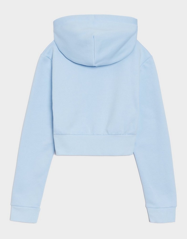 Жіночі кофти JUICY COUTURE КОФТА НА БЛИСКАВЦІ   З КАПЮШОНОМ SCRIPT FL JCJDW4491134 Блакитний