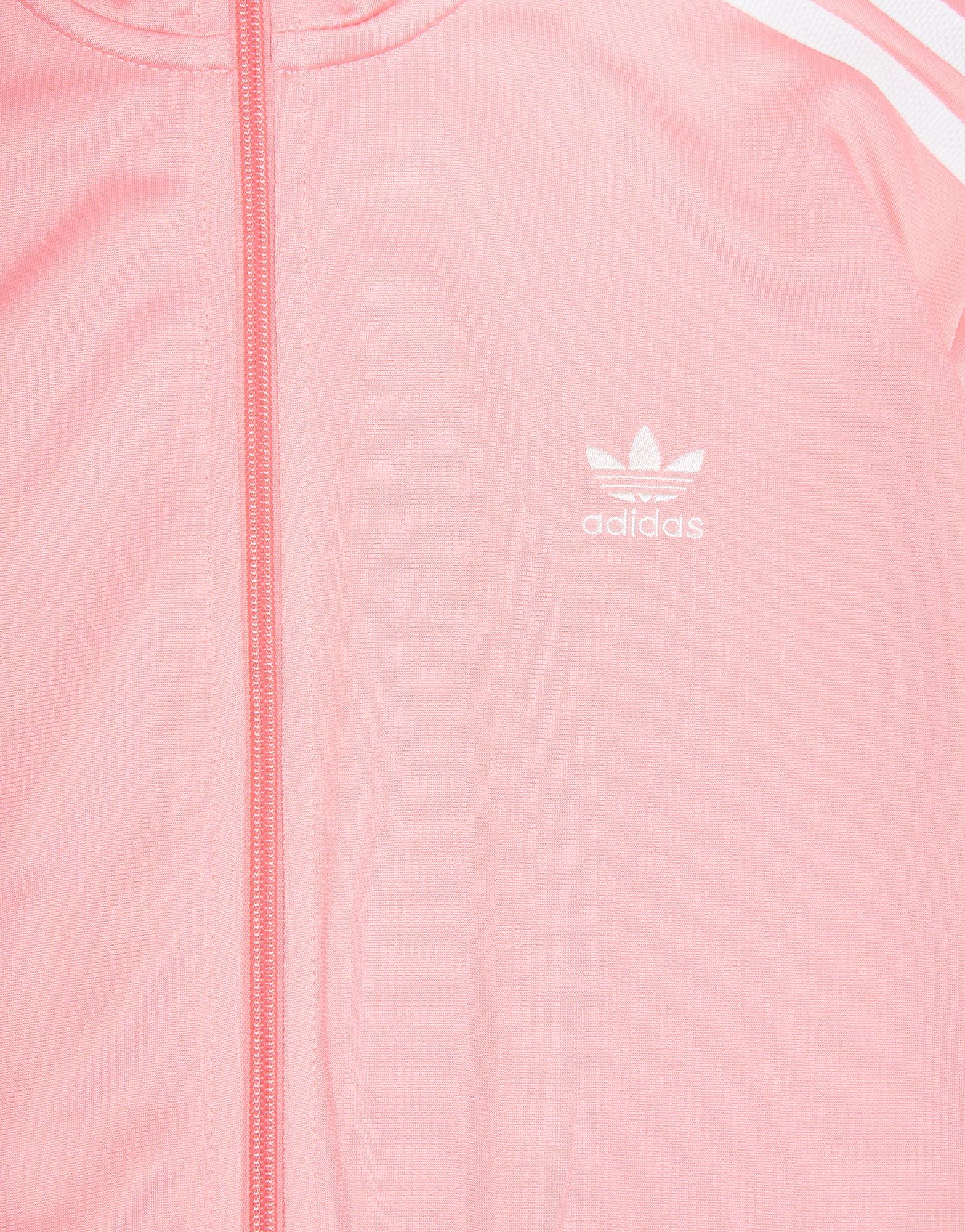 Gyerek pulóver ADIDAS PULÓVER CIPZÁRAS FIREBIRD TOP G JD1622 Rózsaszín