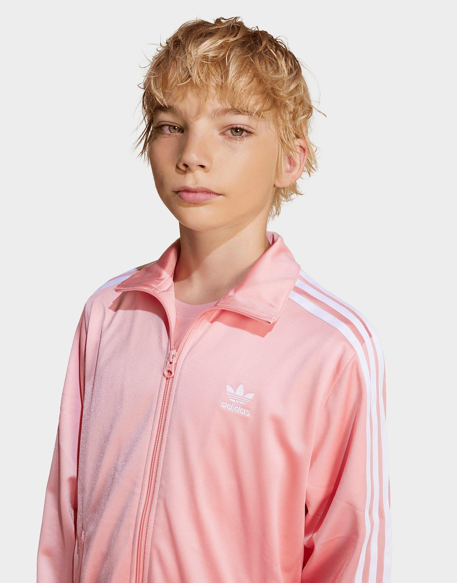 Gyerek pulóver ADIDAS PULÓVER CIPZÁRAS FIREBIRD TOP G JD1622 Rózsaszín