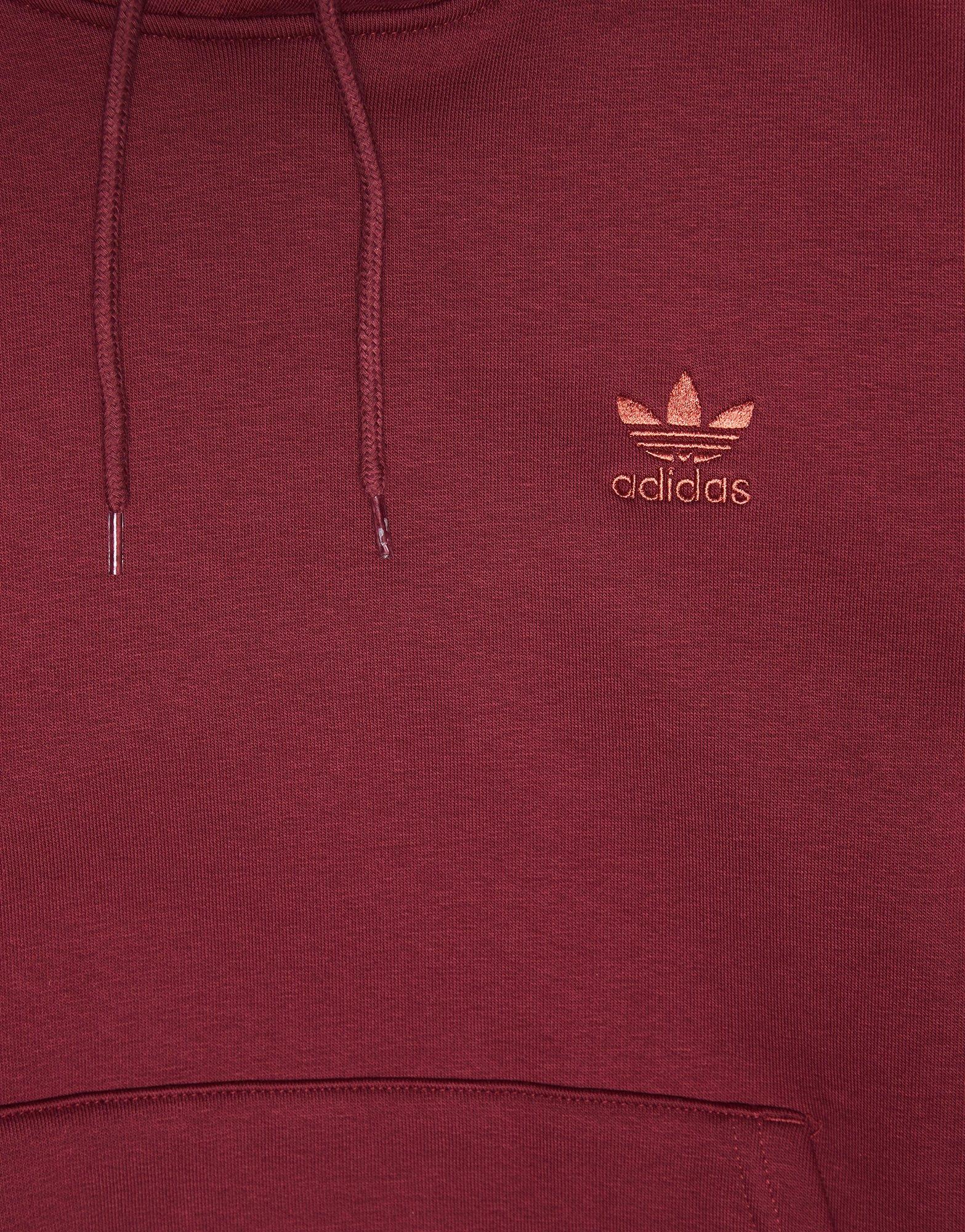 Pánska mikina ADIDAS MIKINA S KAPUCŇOU ESS HD JD2403 Červená