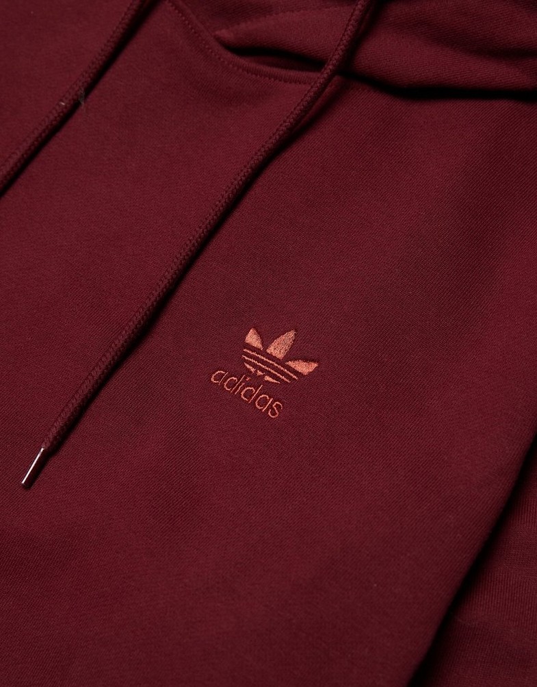 Pánska mikina ADIDAS MIKINA S KAPUCŇOU ESS HOODIE FT JD2409 Červená