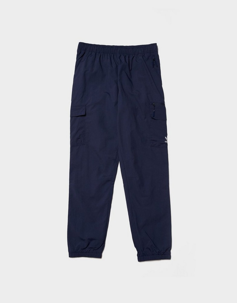 Pantaloni pentru bărbați ADIDAS PANTALONI  ESS WOVEN CARGO JD2454 Bleumarin