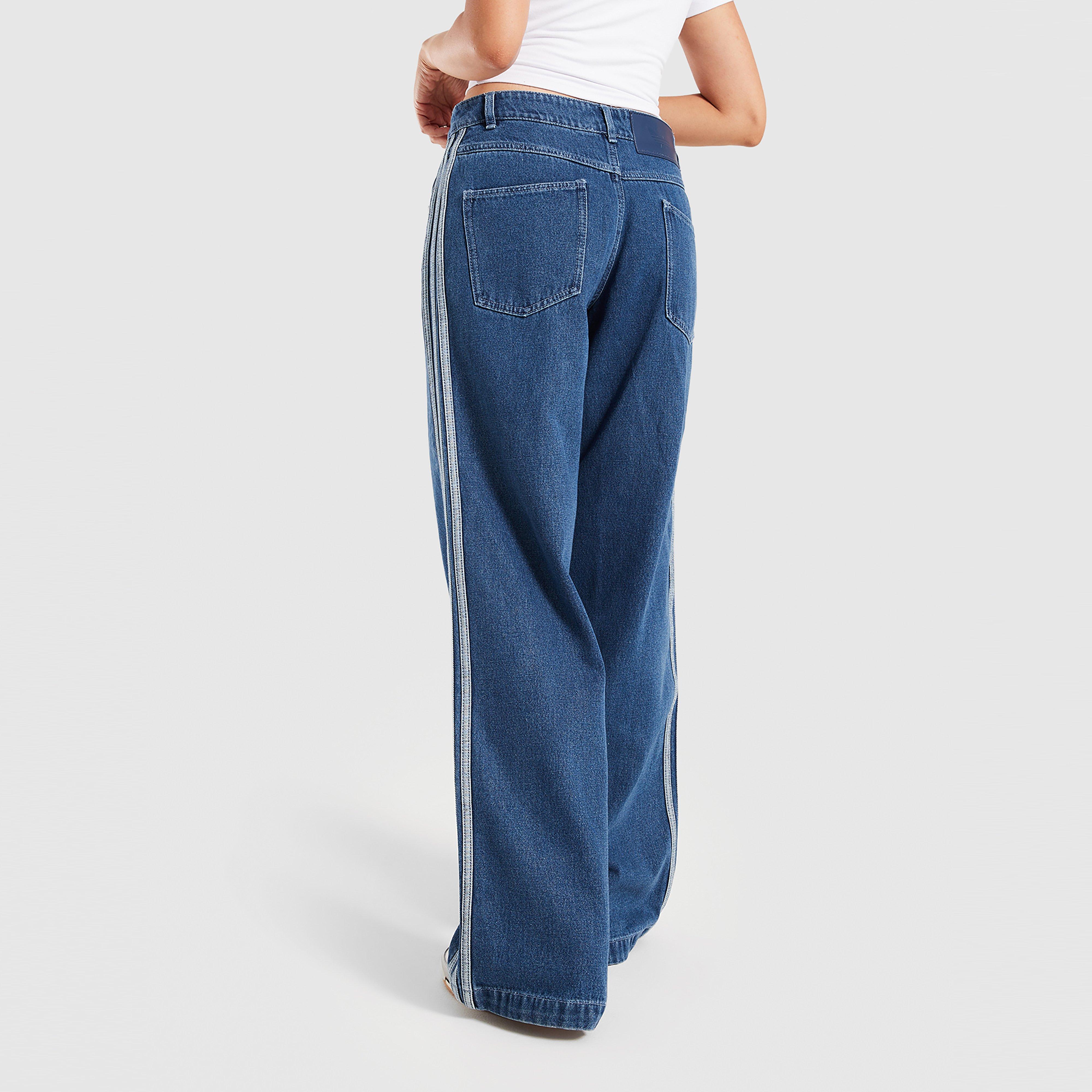 Dámske džínsy ADIDAS NOHAVICE  DENIM 3S PANT