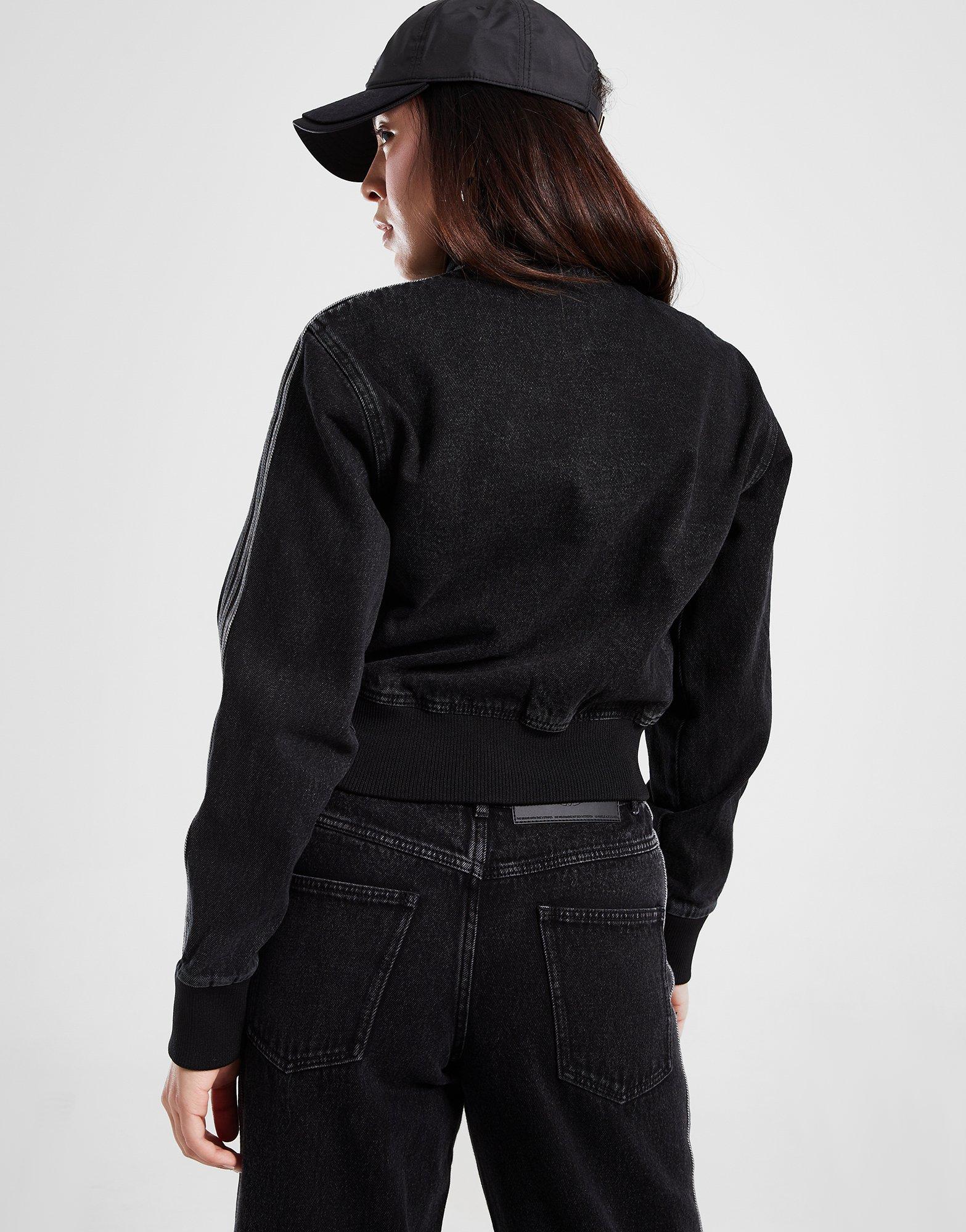 ジャケット (W) Adidas Adicolor Denim Track Top True Indigo Denim ADIDAS Originals Adicolor Denim Track Top For Women (Indigo