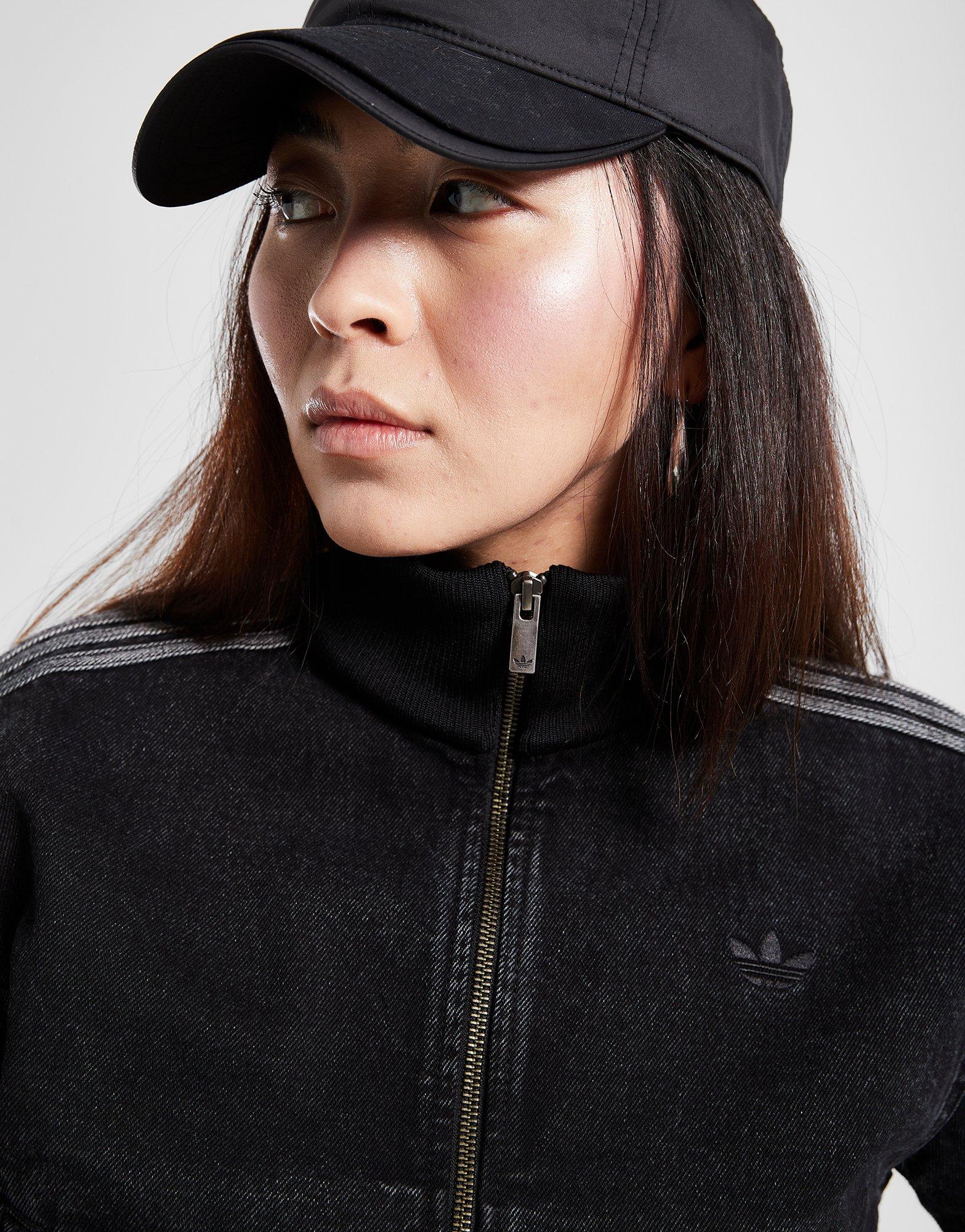ADIDAS KURTKA ADICOLOR DENIM TRACK TOP JD3110 | kolor Czarny ADIDAS KURTKA ADICOLOR DENIM TRACK TOP JD3110 | kolor Czarny