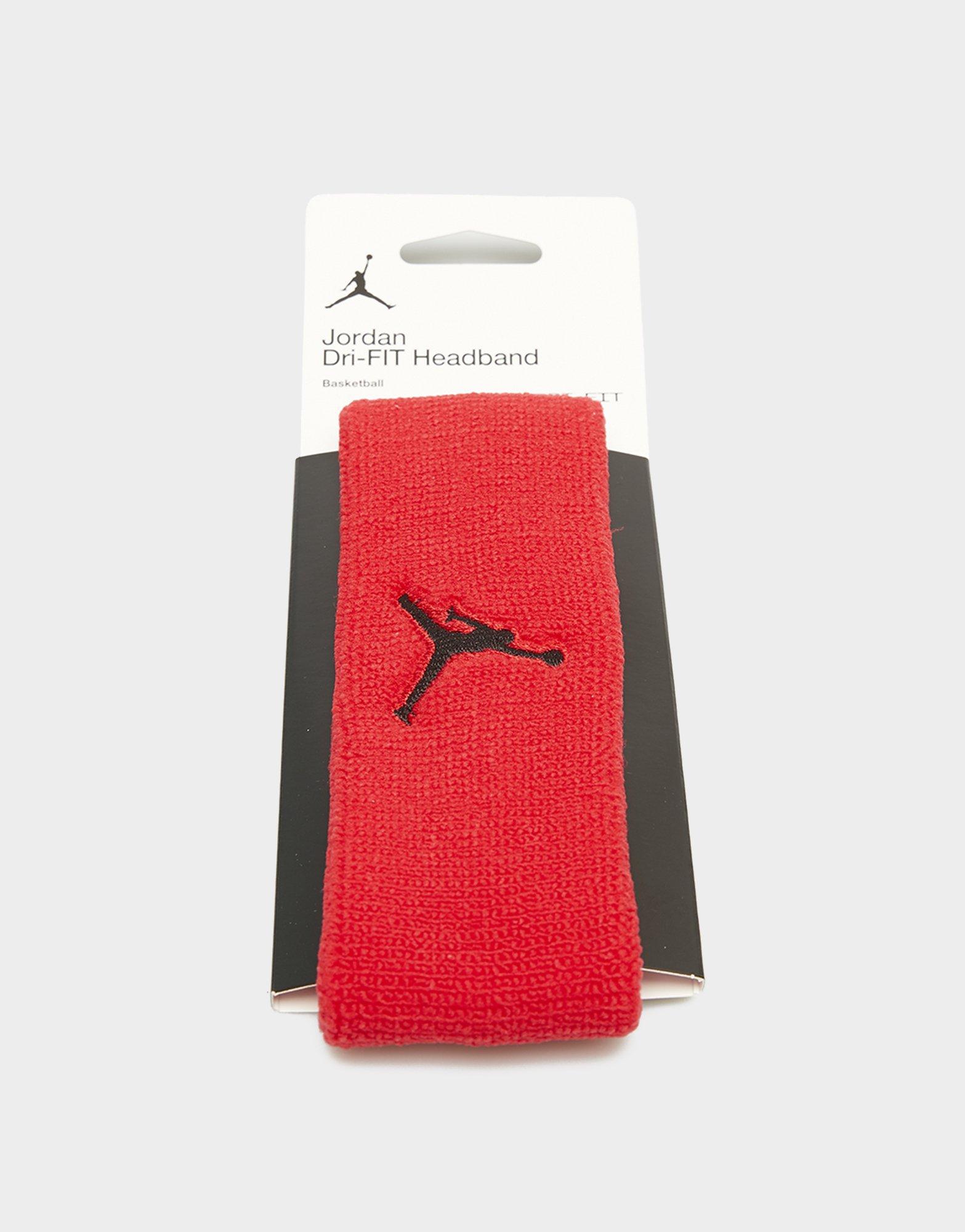 JORDAN OPASKA JORDAN JUMPMAN HEADBAND SPORTAX VISORS+BANDANA JKN00605OS Czerwony