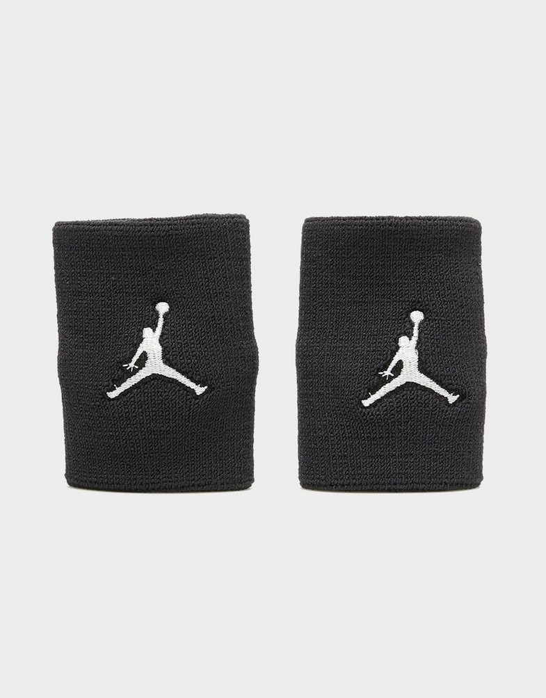 Accesorii fitness pentru femei JORDAN BENTIȚĂ SPORT JORDAN JUMPMAN WRISTBANDS JORDAN COT B/ JKN01010OS Negru