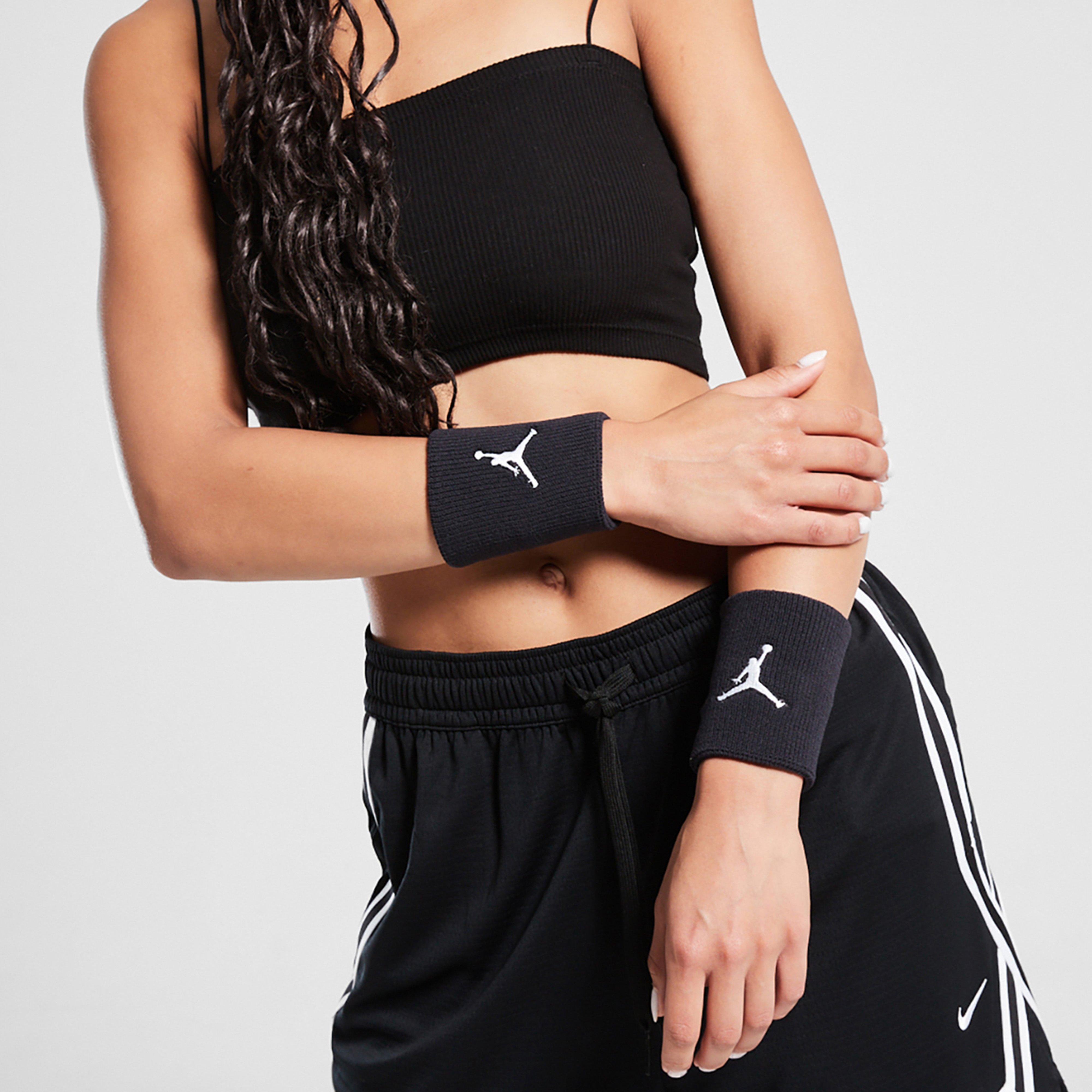 Dámske fitness doplnky JORDAN OPASKA JORDAN JUMPMAN WRISTBANDS JORDAN COT B/BALL CA