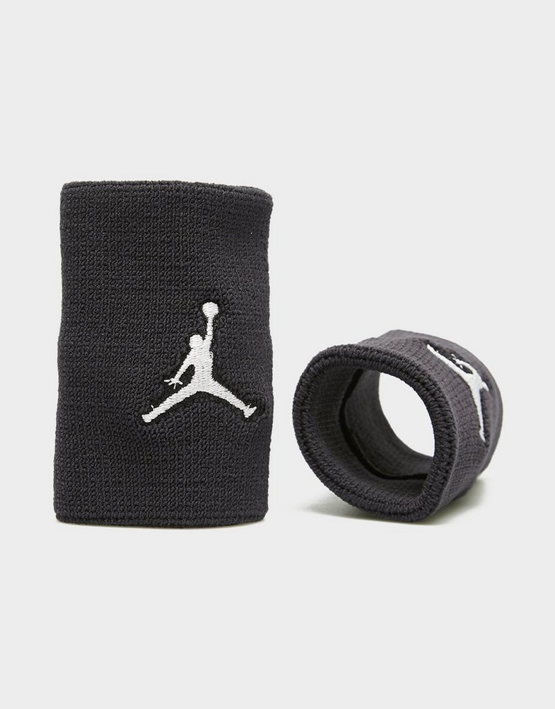 Accesorii fitness pentru femei JORDAN BENTIȚĂ SPORT JORDAN JUMPMAN WRISTBANDS JORDAN COT B/ JKN01010OS Negru