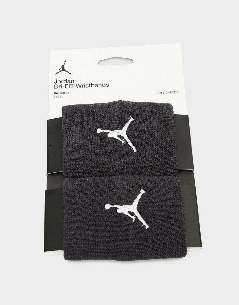 Accesorii fitness pentru femei JORDAN BENTIȚĂ SPORT JORDAN JUMPMAN WRISTBANDS JORDAN COT B/ JKN01010OS Negru