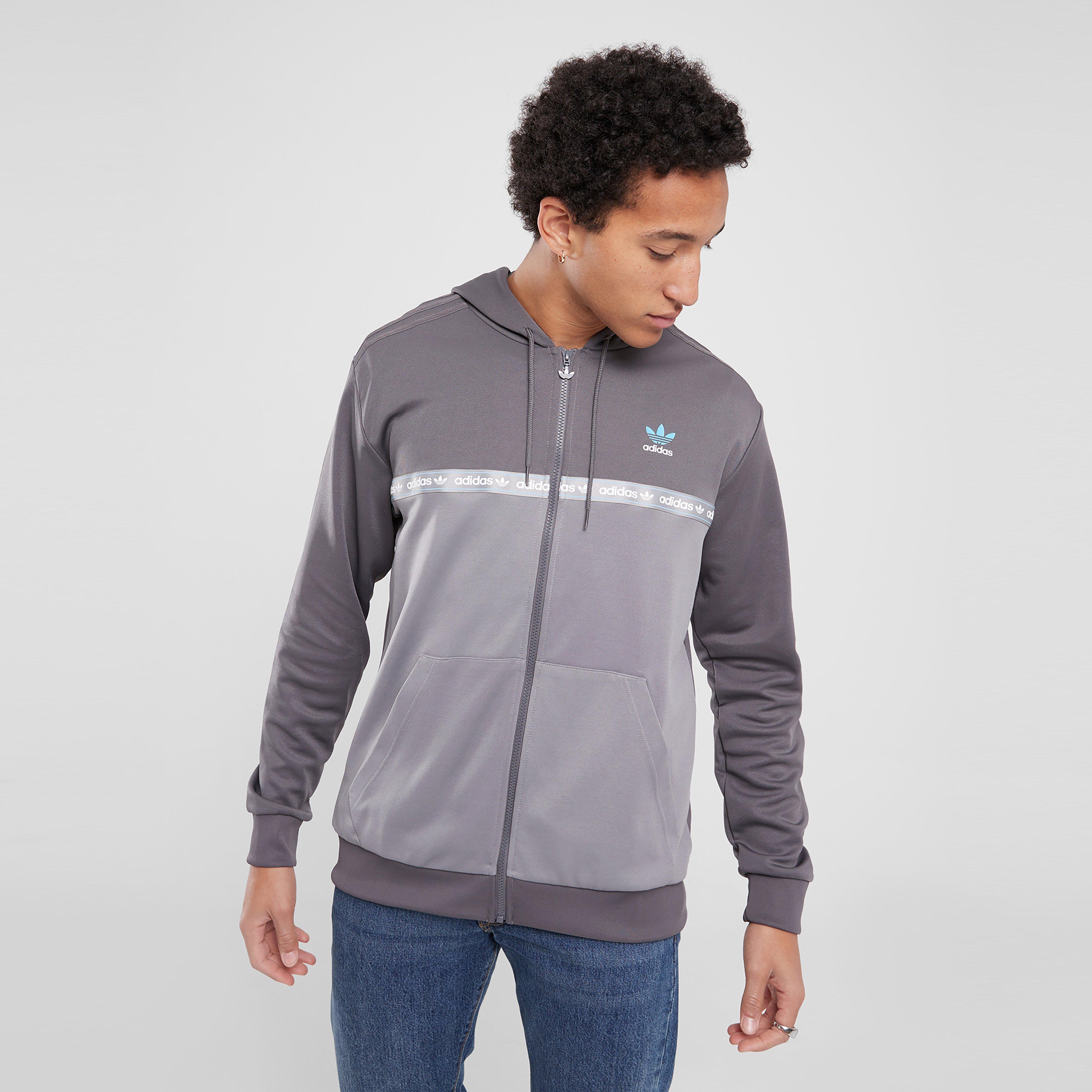 Bluză pentru bărbați ADIDAS BLUZĂ CU GLUGĂ FZ TAPE HD