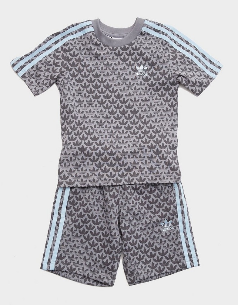 Trening pentru copii ADIDAS SET $MONOGRM AOP T/SHT SET GRYB JM1273 Gri