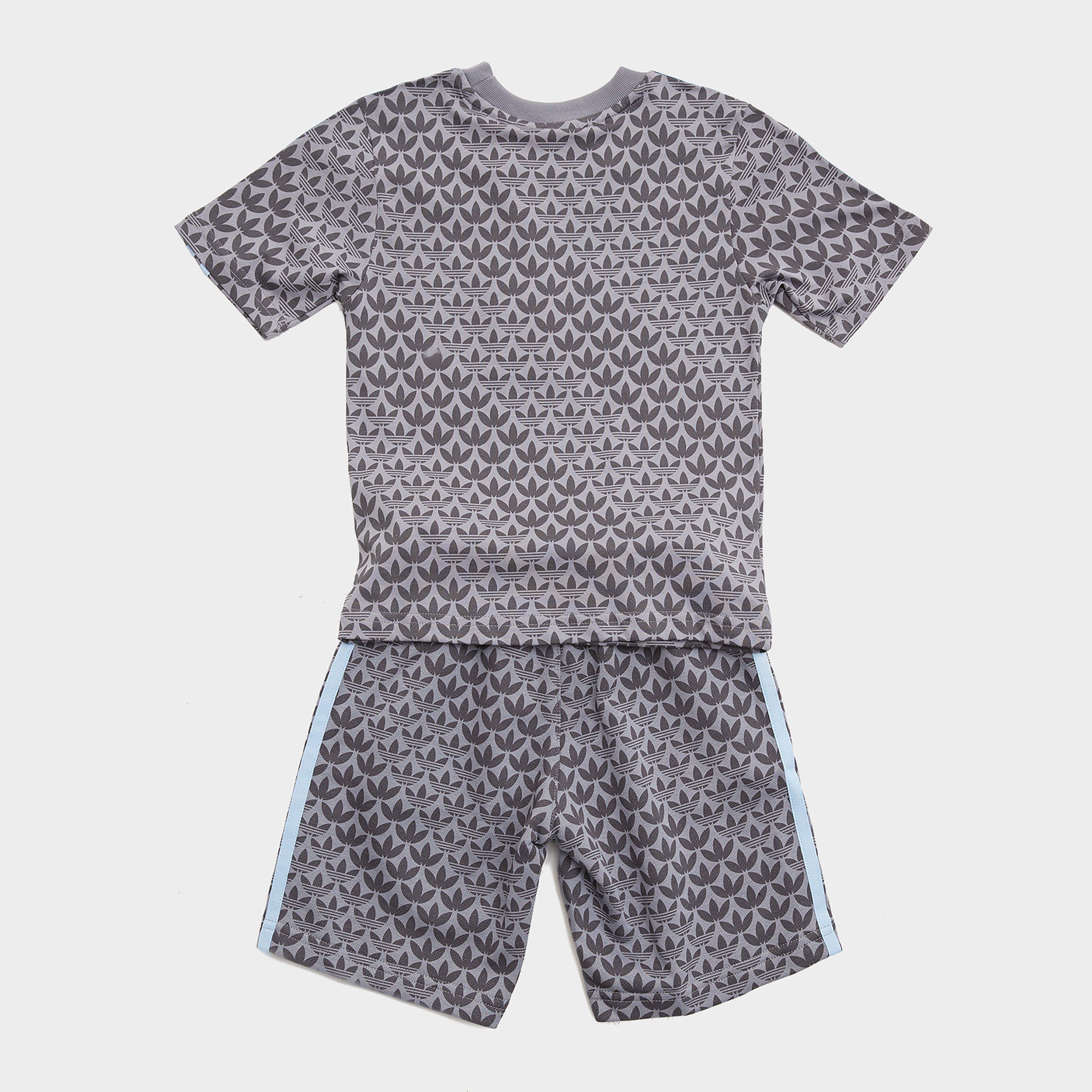 Trening pentru copii ADIDAS SET $MONOGRM AOP T/SHT SET GRYB