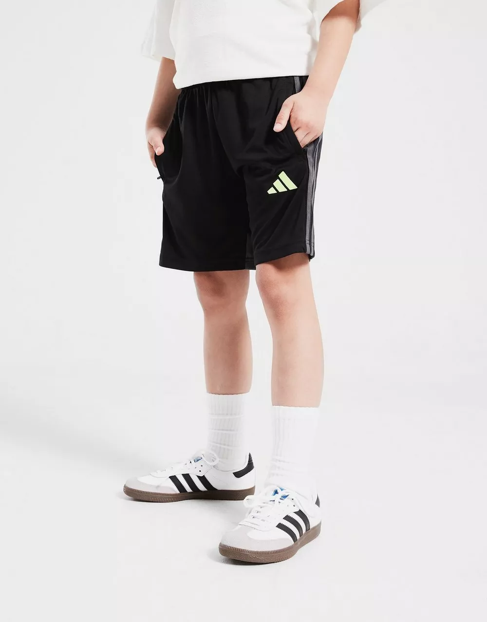 ADIDAS ШОРТИ TIRO SHRT BLK/VOLT B, фото 1 з 3