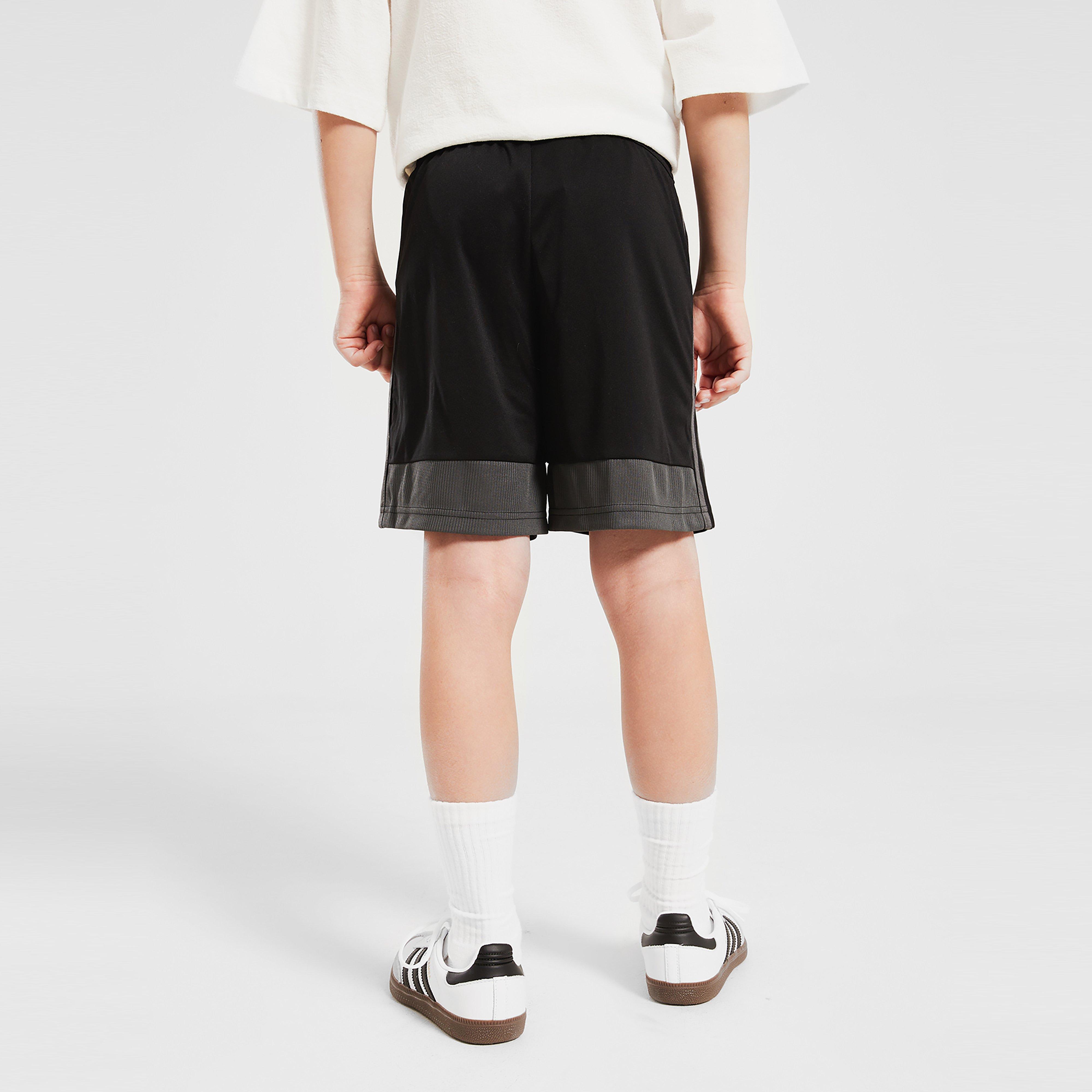 Detské krátke nohavice ADIDAS ŠORTKY  TIRO SHRT BLK/VOLT B