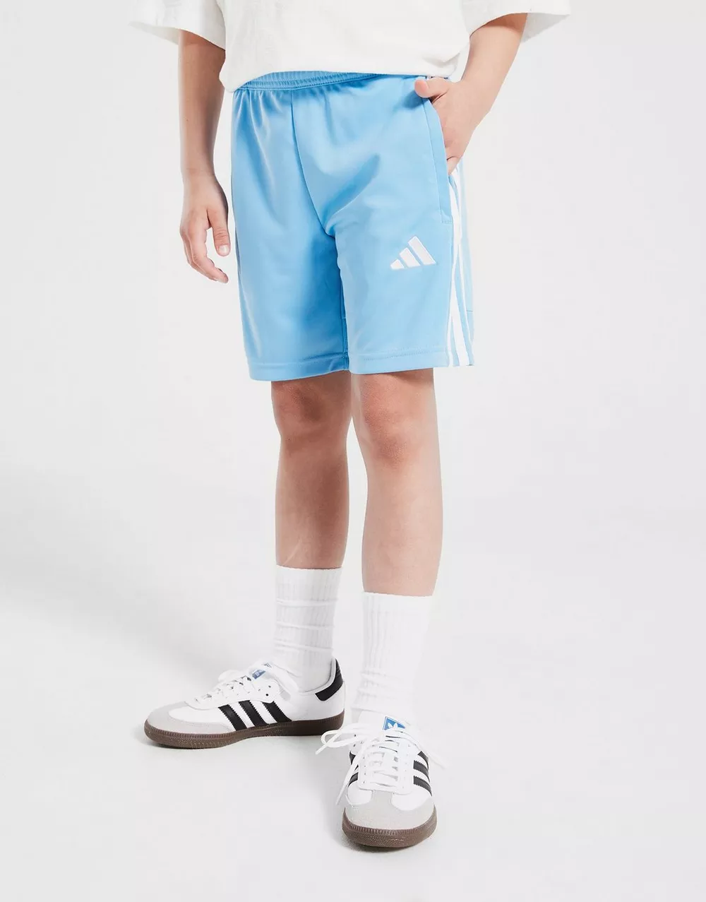 ADIDAS ШОРТИ TIRO SHRT BLU/WHT B, фото 1 з 3