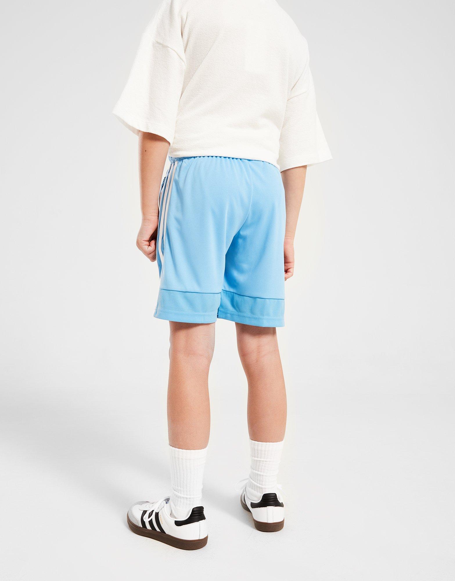 Krótkie spodenki, szorty dziecięce ADIDAS SZORTY TIRO SHRT BLU/WHT B JM4135 Niebieski