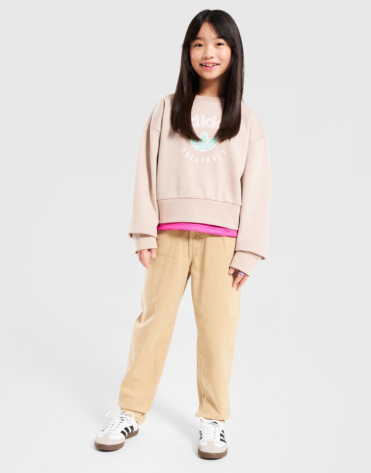 adidas Bluza (G)Logo Crp Crew Beige G