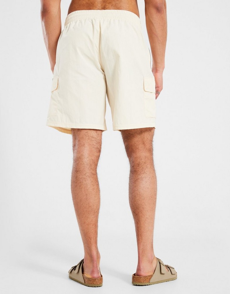 Krótkie spodenki, szorty męskie ADIDAS SZORTY TREFOIL ESSENTIALS WOVEN CARGO SHT JP4784 Beżowy
