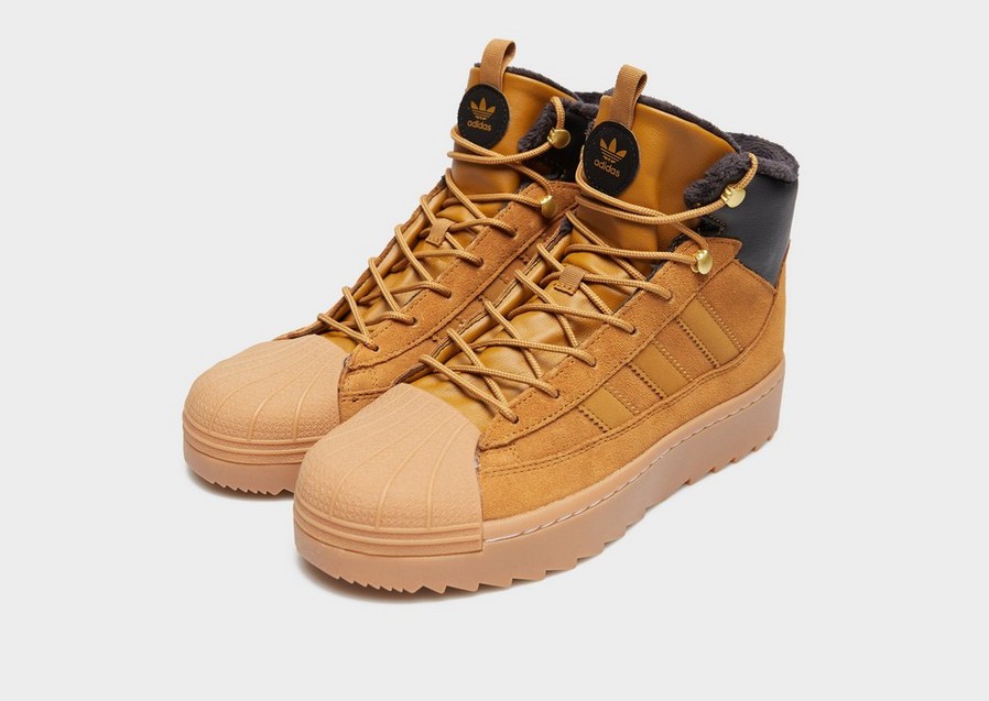 Ghete de iarnă pentru copii ADIDAS SUPERSTAR WINTER TREK J JQ0345 Maro