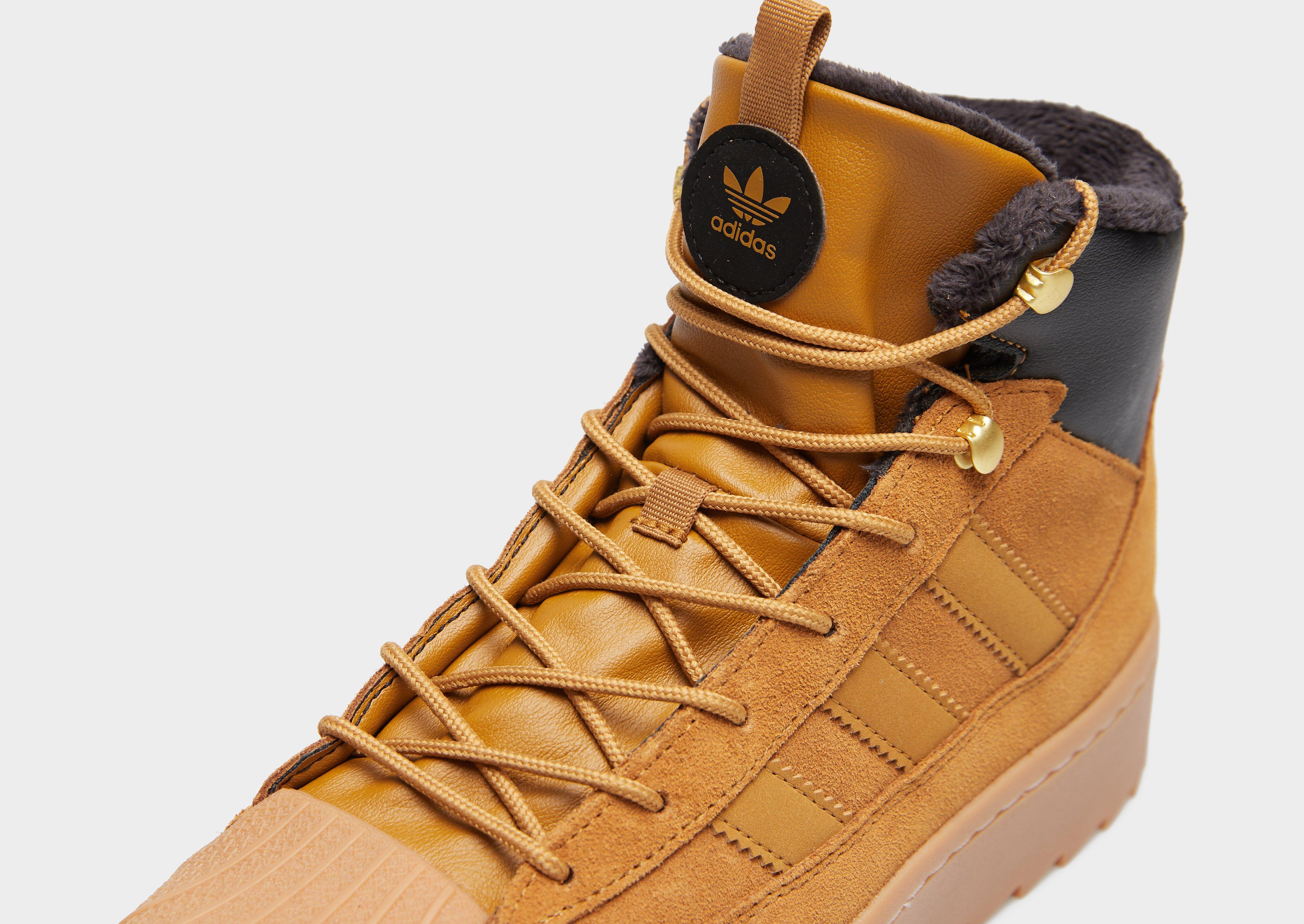 Ghete de iarnă ADIDAS SUPERSTAR WINTER TREK J JQ0345 • Maro