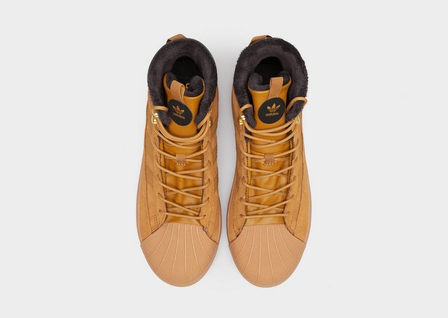 Ghete de iarnă pentru copii ADIDAS SUPERSTAR WINTER TREK J JQ0345 Maro