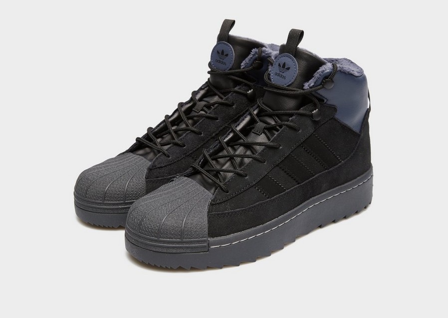 Ghete de iarnă pentru copii ADIDAS SUPERSTAR WINTER TREK J JQ0346 Negru