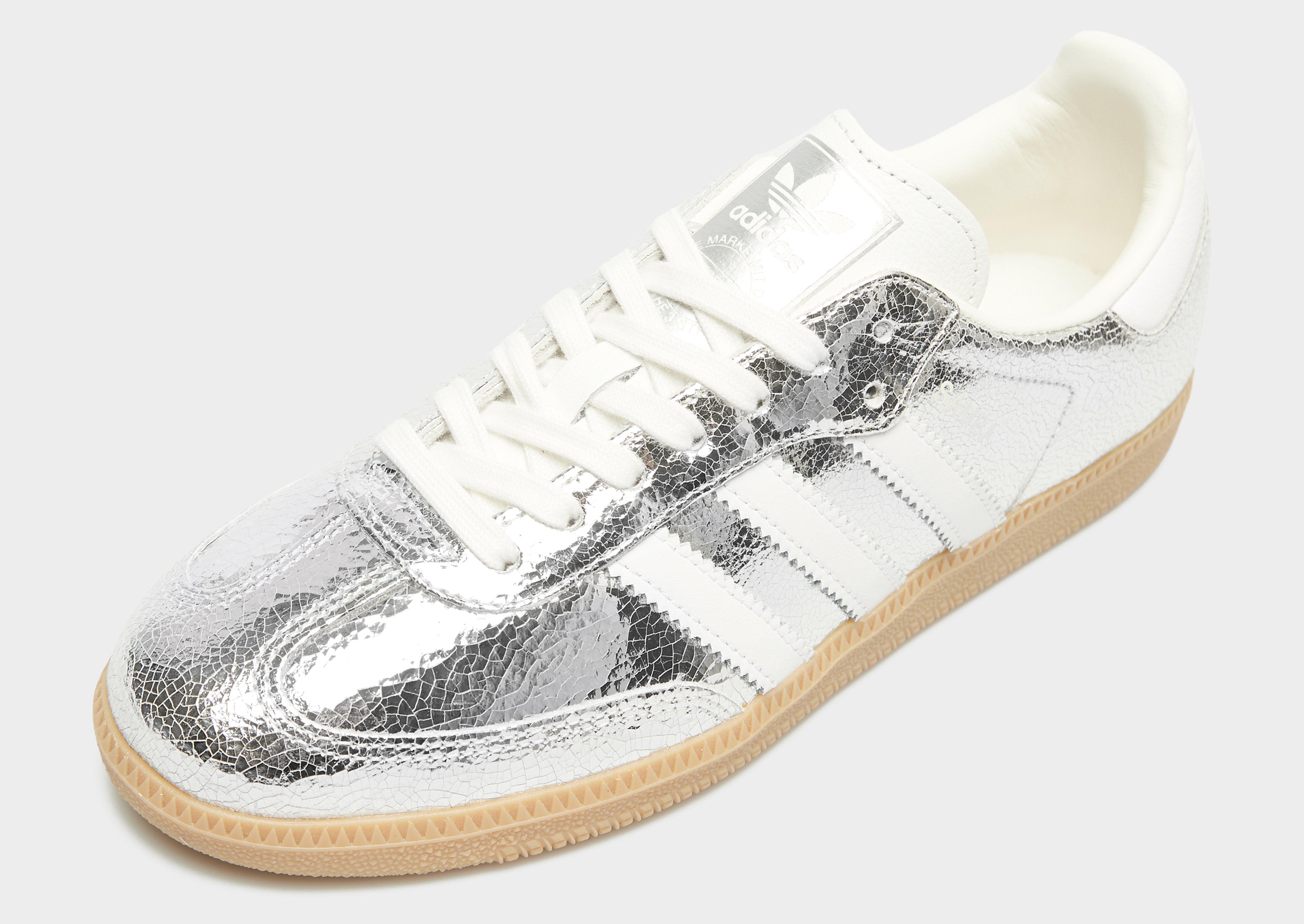 Buty sneakersy damskie ADIDAS SAMBA OG W JR0035 Srebrny