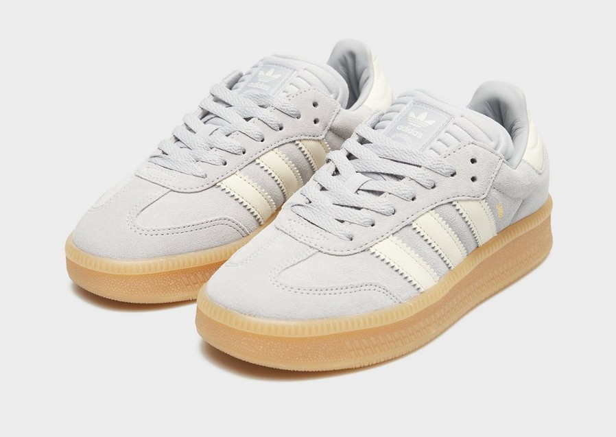 Buty sneakersy dla dzieci ADIDAS SAMBA XLG J JR4973 Szary