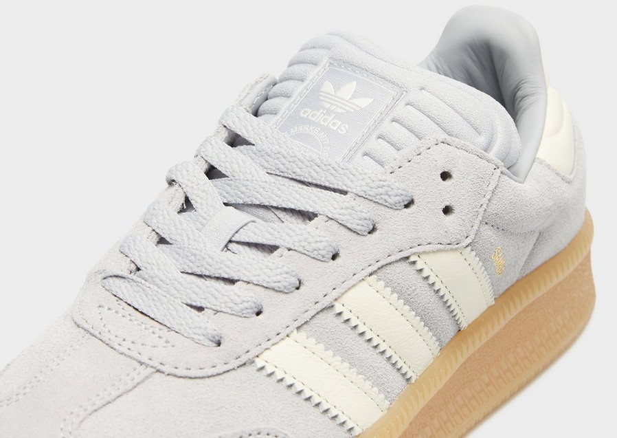 Buty sneakersy dla dzieci ADIDAS SAMBA XLG J JR4973 Szary