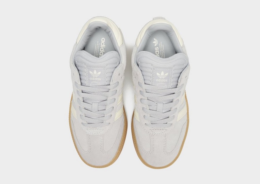 Buty sneakersy dla dzieci ADIDAS SAMBA XLG J JR4973 Szary